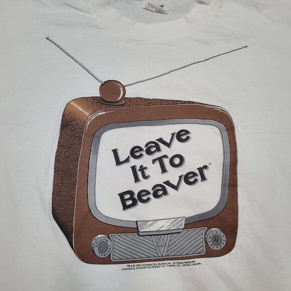 VTG 1983 Leave It To Beaver TV Show T-Shirt Mens Medium Single-Stitch Stedman - Picture 2 of 11